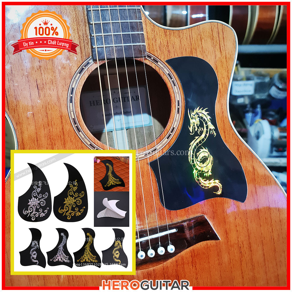 Dán chống xước taylor cho Guitar - In chìm họa tiết đẹp - Guitar Pickguard