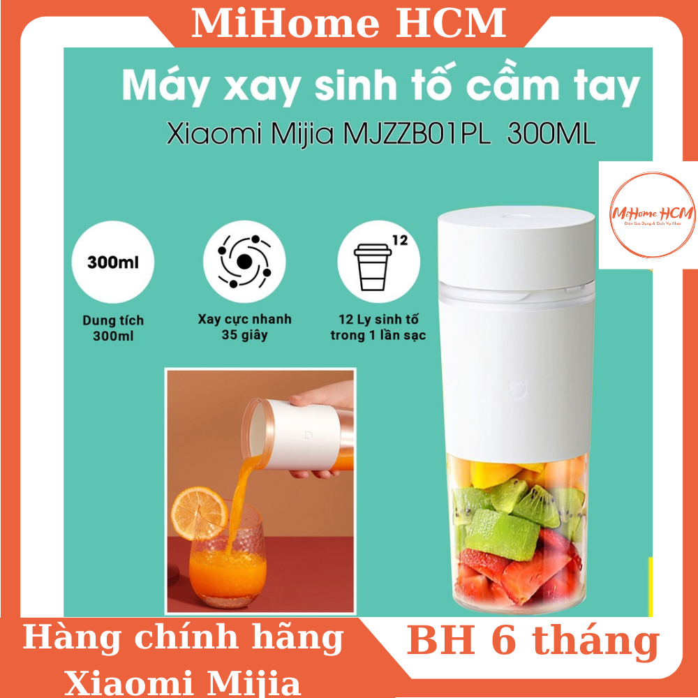 Máy xay sinh tố cầm tay Mijiia MJZZB01PL 300ml - BH 6 tháng