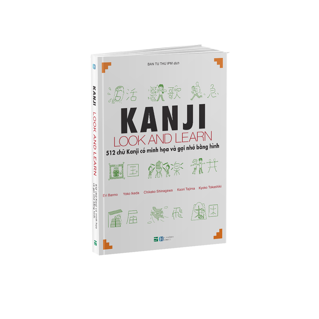 Sách - kanji look and learn - 512 chữ kanji có minh họa và gợi nhớ bằng hình
