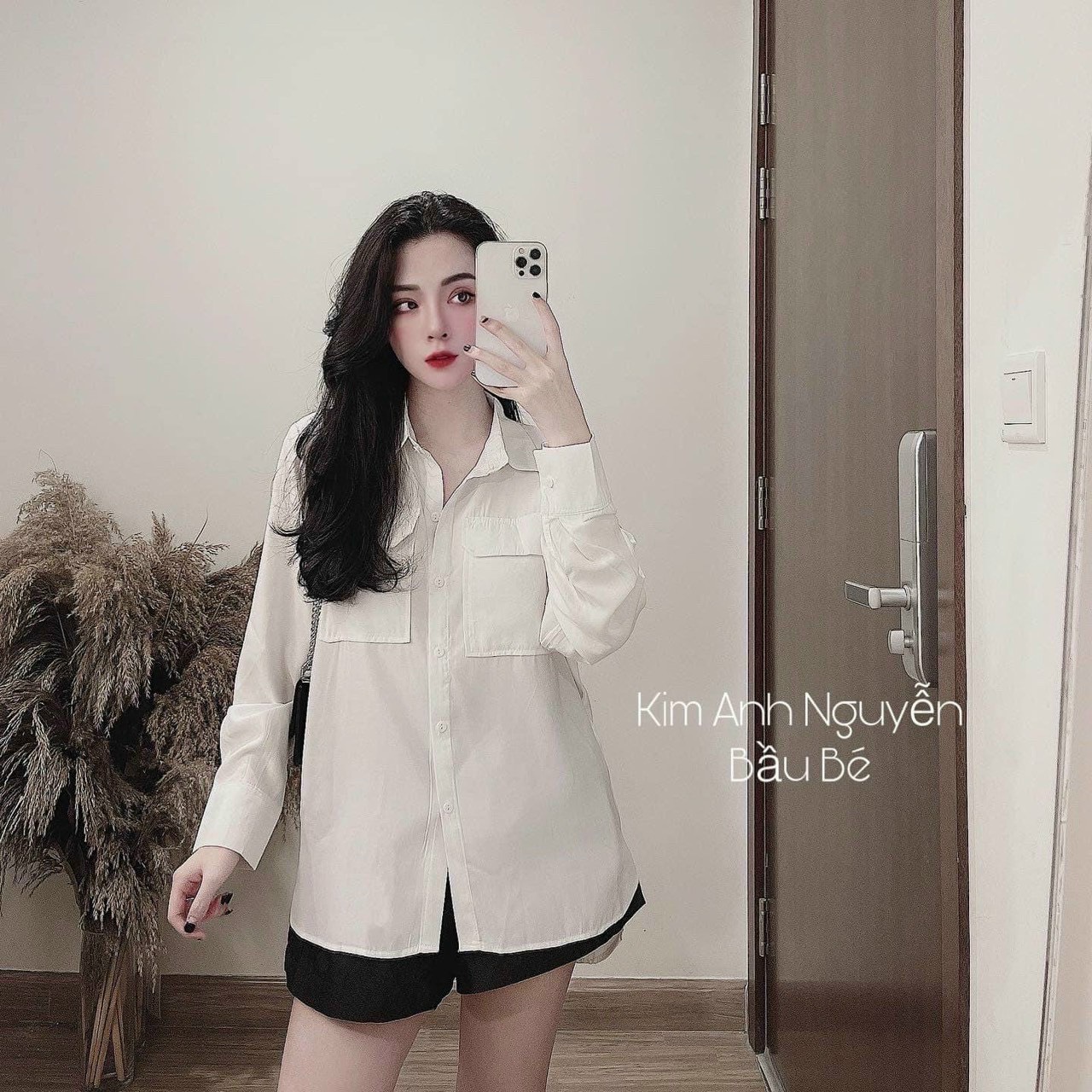 Áo sơ mi tay dài form rộng phối hai túi nắp trước ngực chất đũi lụa dày dặn lên form chuẩn ??❤️⭐️??❤️??đẹp ls099