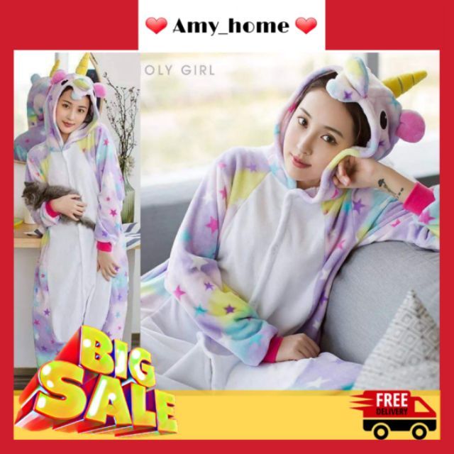 Bộ đồ thú unicorn star