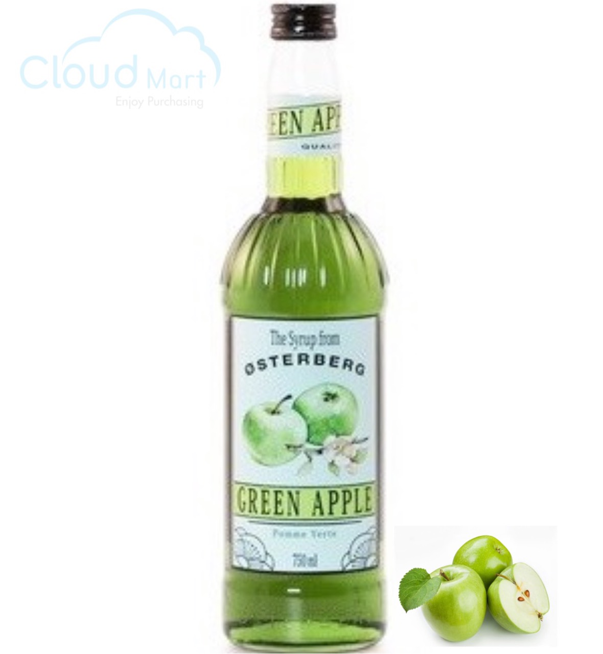 Syrup Osterberg Green Aple 750ml