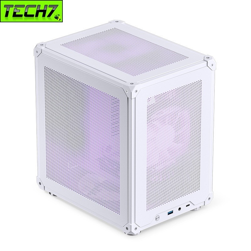 Vỏ Case máy tính Thùng máy tính mini Jonsbo C6 White