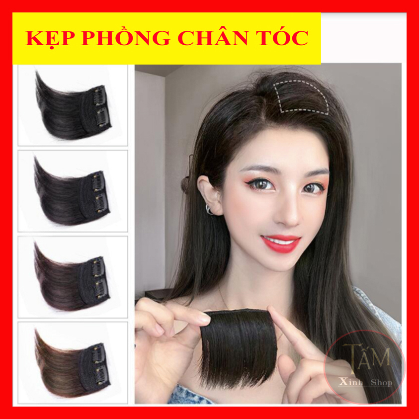 Kẹp phồng chân tóc, tóc giả kẹp phồng loại đẹp chất tóc hàn quốc dạng ngắn, dài 10cm- 15cm - GIÁ 1 BÊN