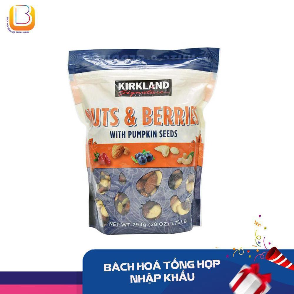 Hạt hỗn hợp kirkland signature nuts & berries mỹ 794g