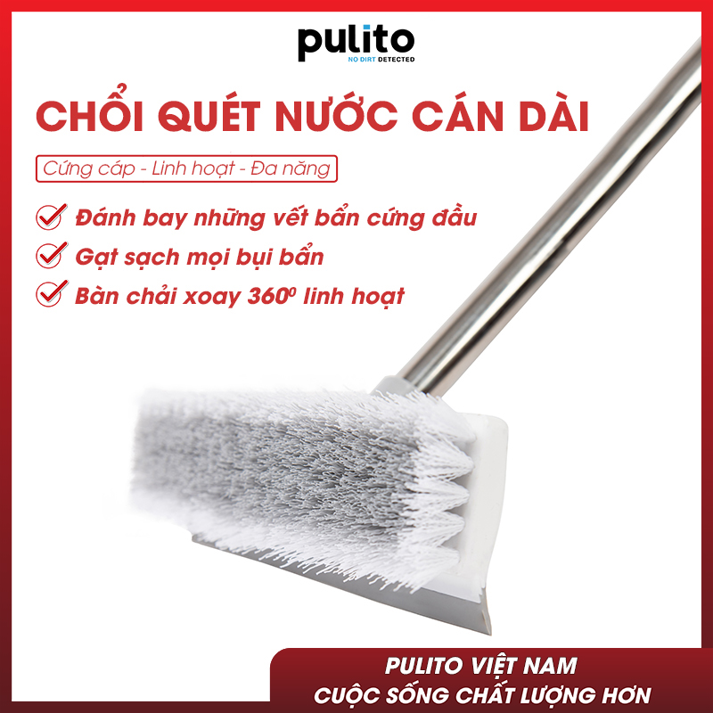 Chổi lau sàn,cây lau sàn gạt nước quét gạt 2 đầu tiện lợi dễ điều chỉnh chiều dài
