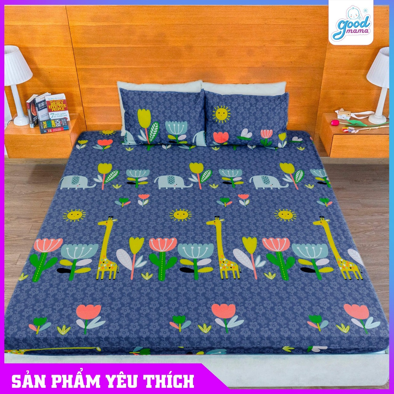 Ga chống thấm ga trải giường cao cấp hàng công ty goodmama có bảo hành 6 tháng lớp chống thấm