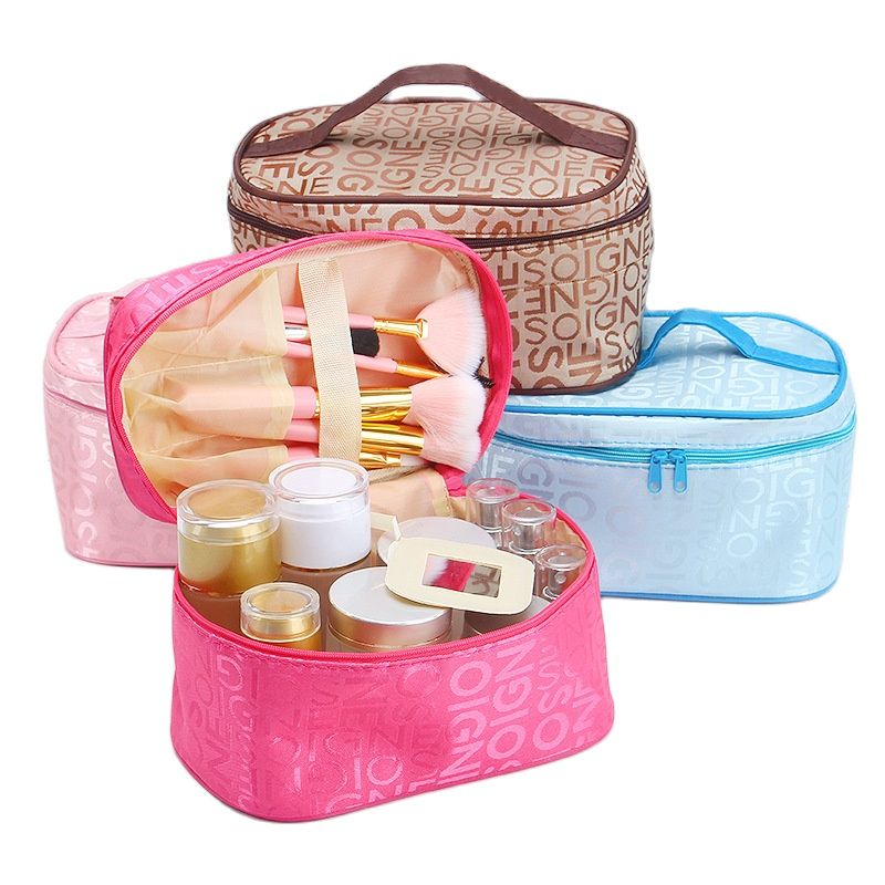 Túi đựng mỹ phẩm soigen 21x16x15cm (nhiều màu) - [ túi đựng mỹ phẩm #giỏ mỹ phẩm #túi mỹ phẩm du lịch mini #tui trang diem, tui phu kien makeup #tui do ca nhan #tui dung do lot]
