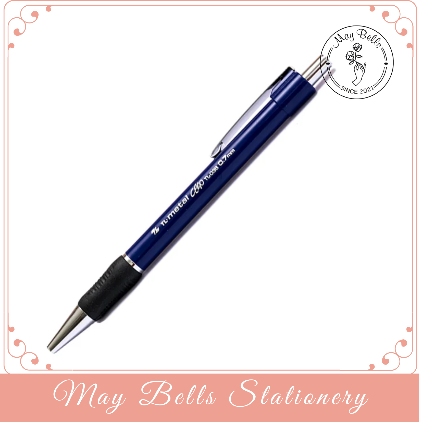 Bút bi thiên long tl-036, bút ký ngòi to 0.7mm mực xanh