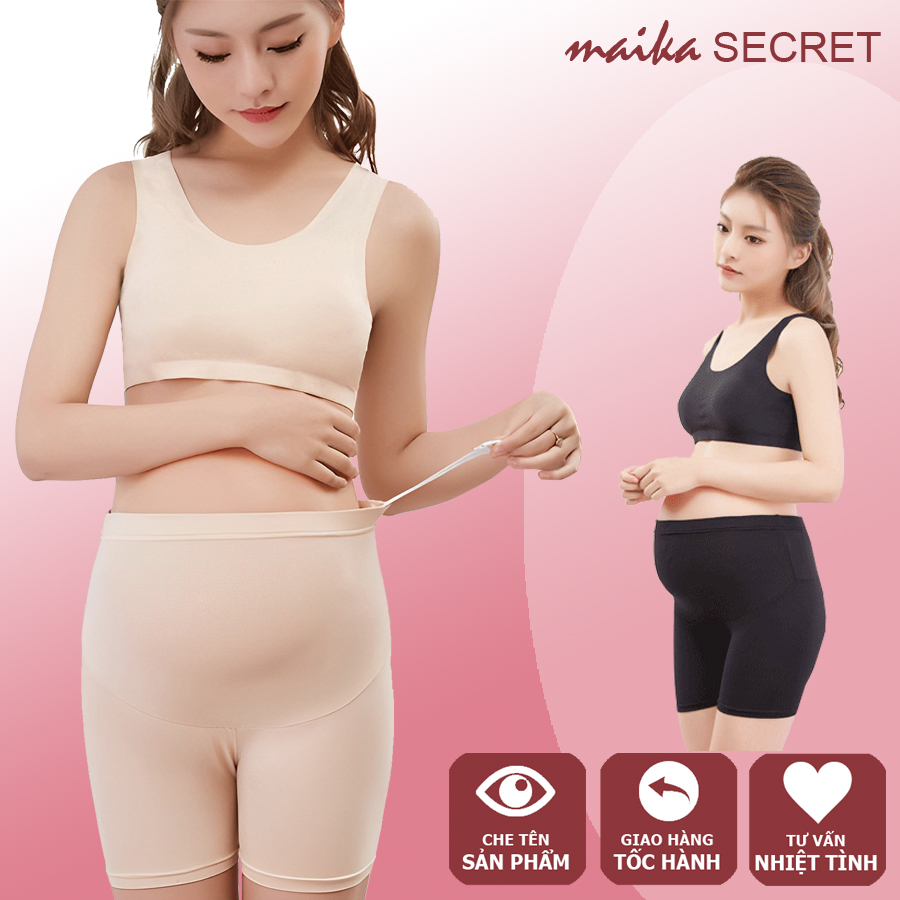 Quần Mặc Váy Bầu có chun điều chỉnh mềm mịn co giãn 4 chiều -QVB01