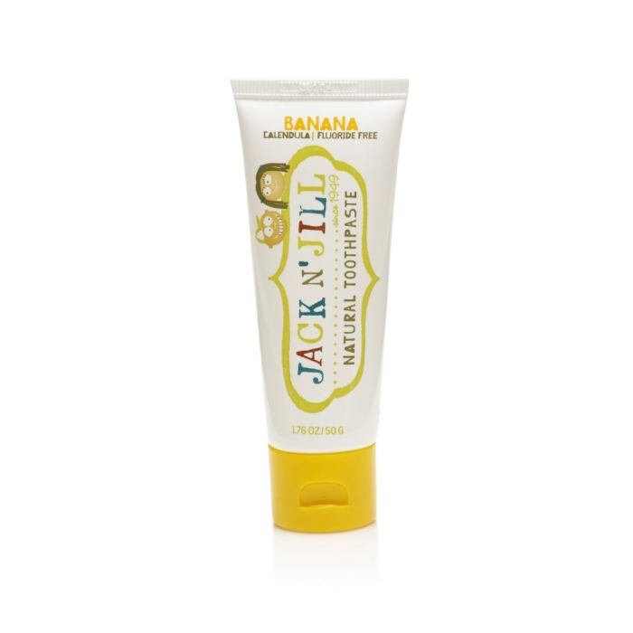 Kem đánh răng hữu cơ cho bé Jack N Jill Natural Banana Toothpaste 50g