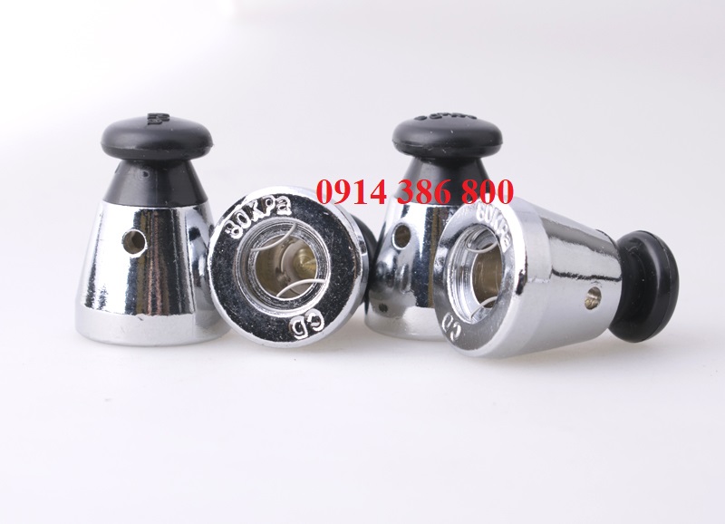 Van nồi áp suất gas supor 1 tay cầm, 2 tay cầm chất liệu inox, nhôm van bằng thép mạ giúp nồi giữ được áp suất