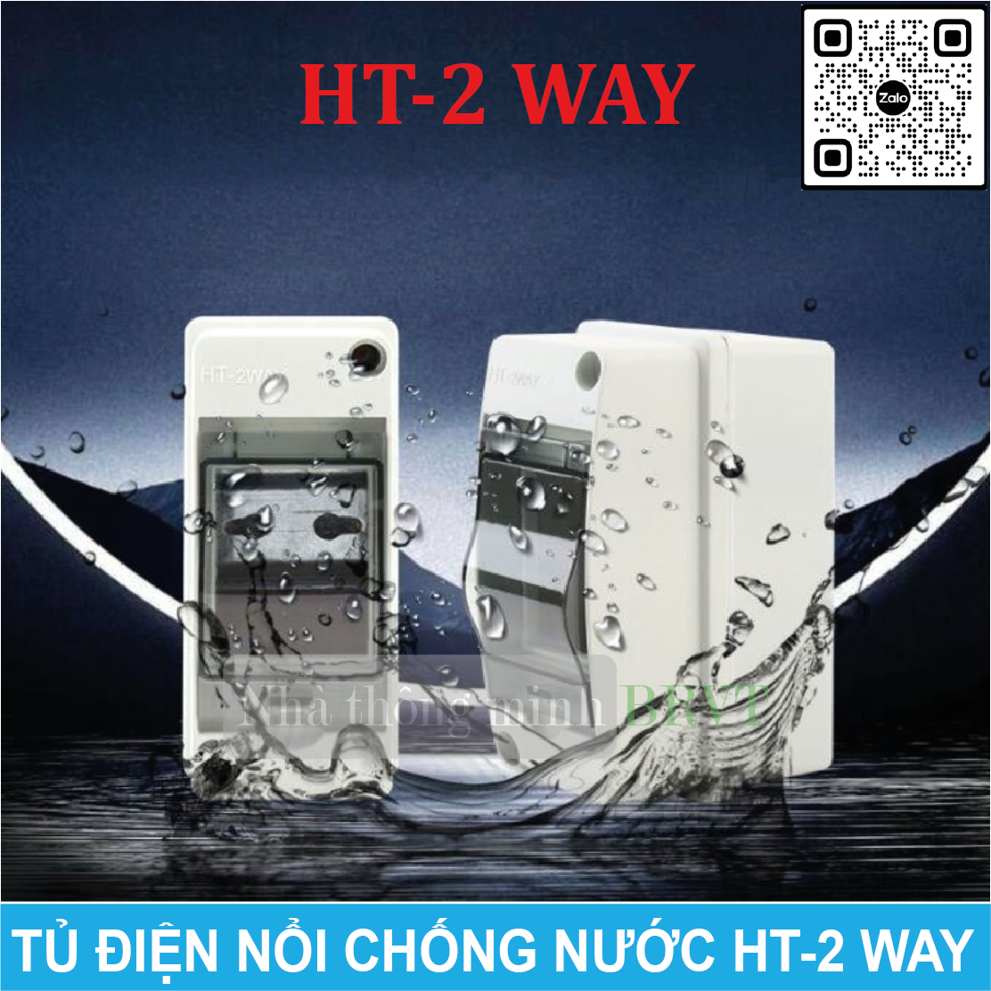 Tủ điện HT-2 WAY chống nước, chống bụi – Tủ điện ngoài trời, Vỏ tủ điện, Tủ điện nhựa