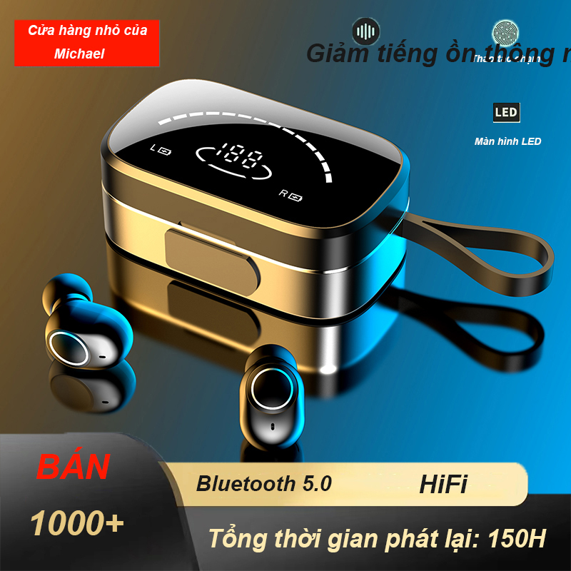 2023 Thiết Kế Gương Sáng Tạo Bluetooth Tai NgheTai nghe Bluetooth không dây tai nghe pin siêu dài mới âm thanh âm thanh nổi có giá trị cao tai nghe trò chơi giảm tiếng ồn