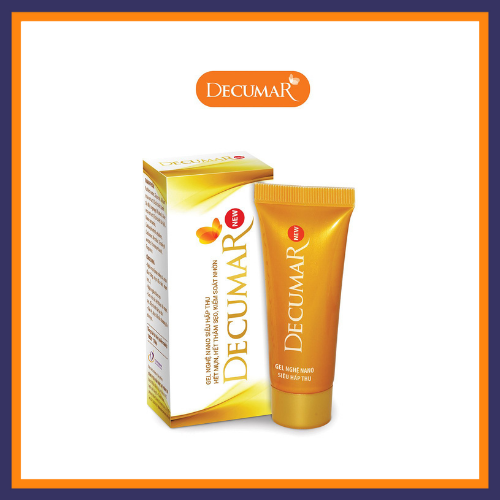 Gel ngừa mụn sáng da Decumar New Nano Nghệ 20g chính hãng đầu tiên