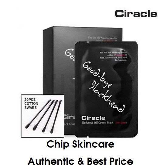 Hộp miếng dán Giảm mụn đầu đen Goodbye Blackhead Ciracle Đẩy mụn đầu đen