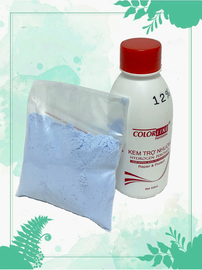 Bột tẩy tóc, bột tẩy lụa cao cấp + tặng oxy, giúp nhuộm màu thời trang dễ dàng