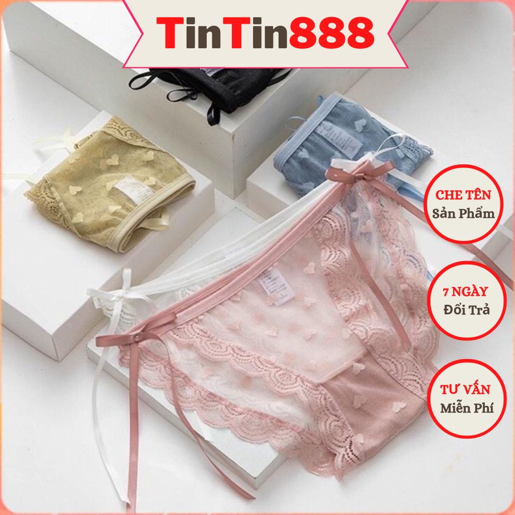 Bộ 5 Quần lót nữ dây mảnh ren mềm phối ren co dãn nhiều thoáng mát mùa hè - Quần lót lọt khe ren sexy quyễn rũ mềm mại 3399 - Quần lót của nữ cao cấp hàng thiết kế sịp xì chíp nữ - TinTin888