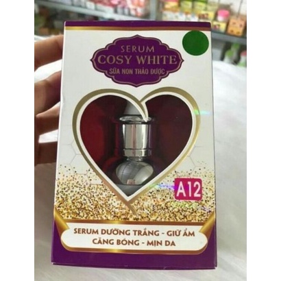 SERUM DƯỠNG TRẮNG - GIỮ ẨM - CĂNG BÓNG MỊN DA COSY WHITE SỮA NON THẢO DƯỢC A12