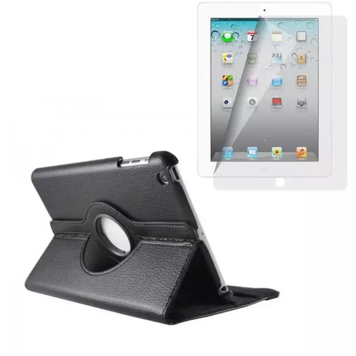 Bộ bao da ipad mini 1 2 3 xoay 360 và miếng dán bảo vệ màn hình lopez cute