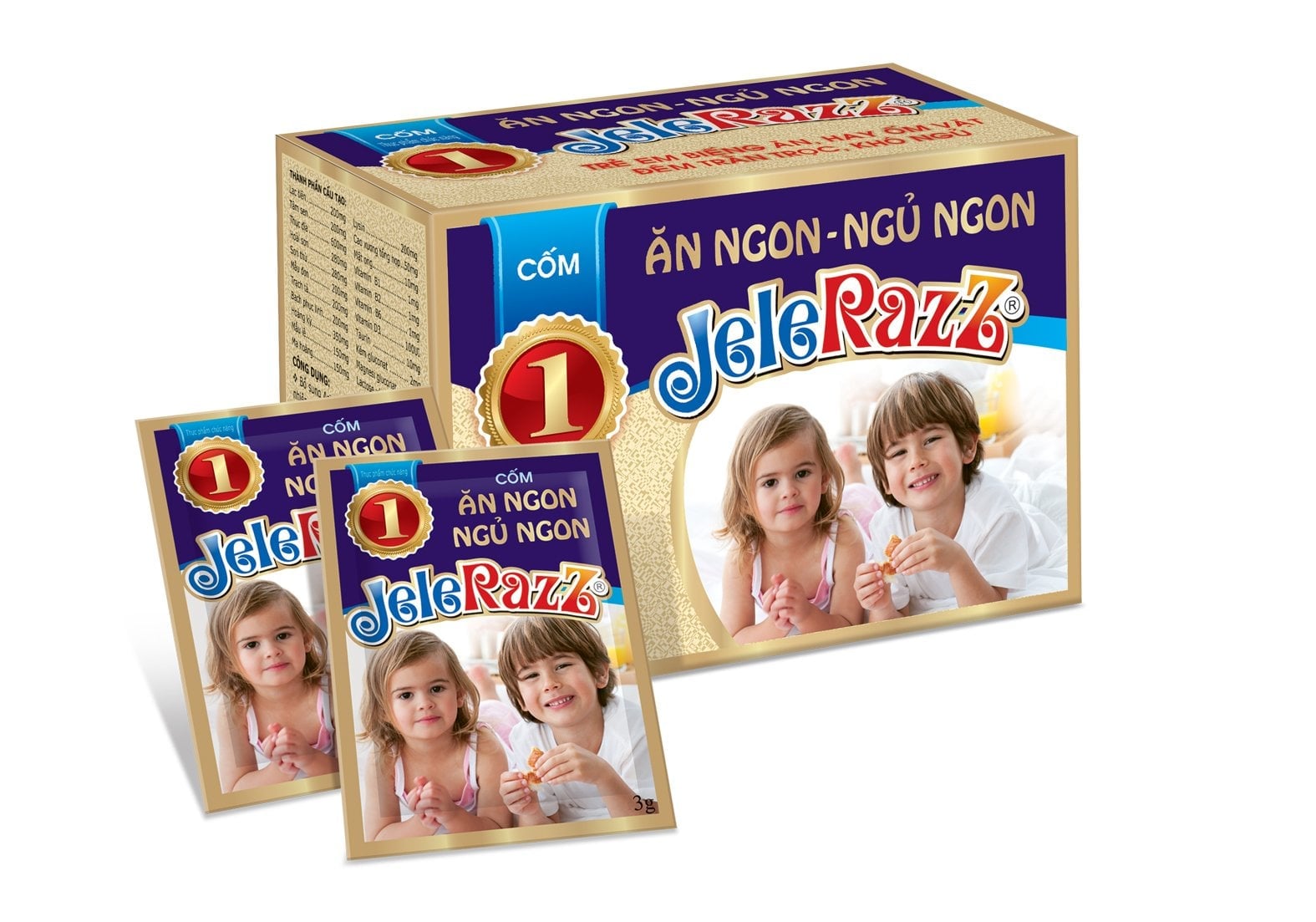 Cốm jelerazz - ăn ngon - ngủ khỏe - tăng đề kháng