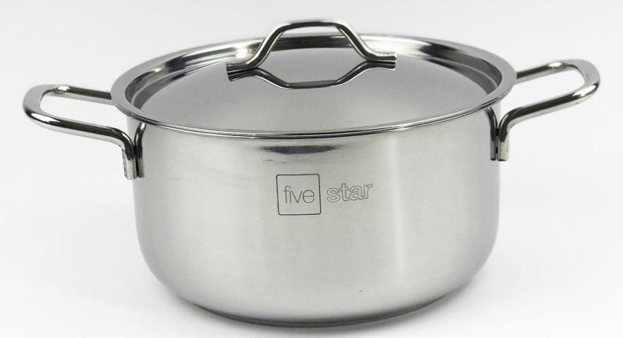 NỒI 3 ĐÁY FIVESTAR 20CM NẮP INOX NẤU ĐƯỢC TRÊN BẾP TỪ
