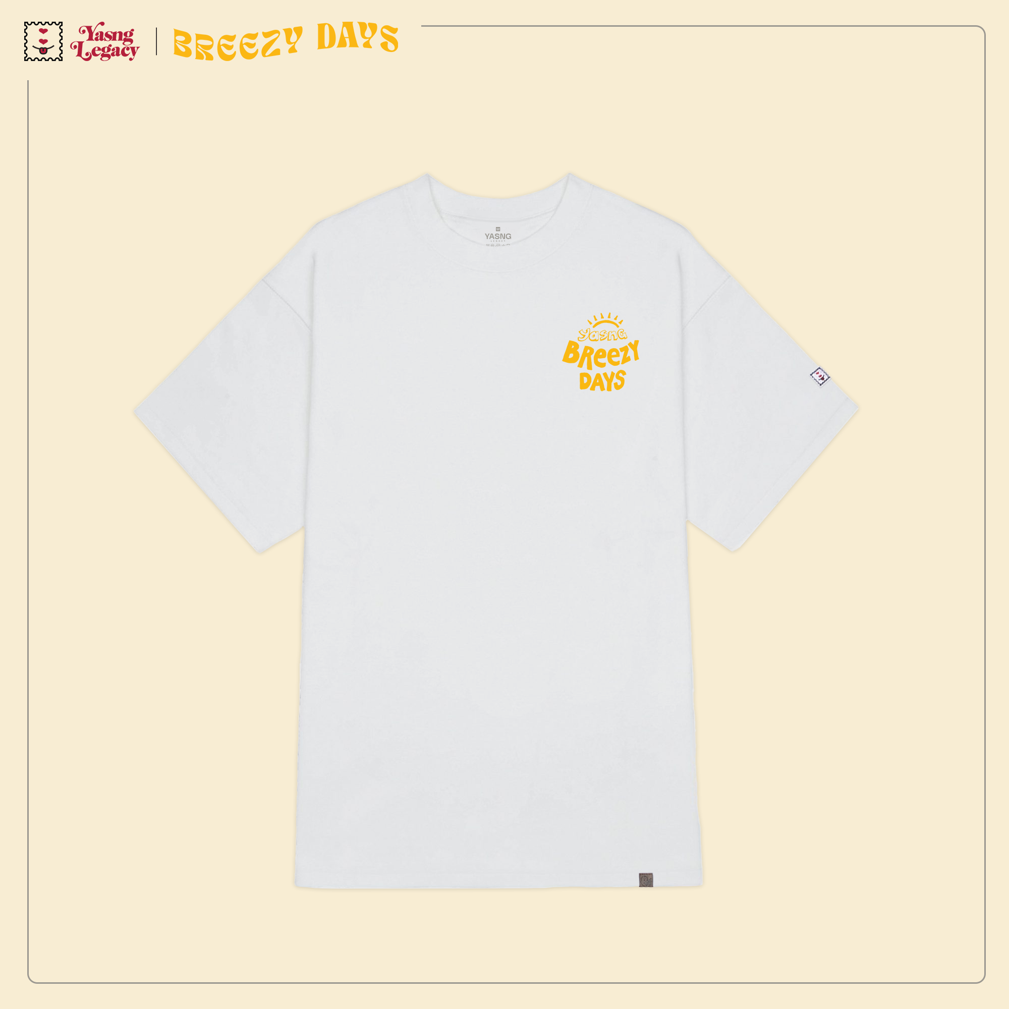 Áo thun breezy days - 100% australia cotton, kháng khuẩn ag+