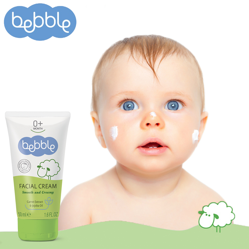 Cream moisturizing nourishing body bebble for baby