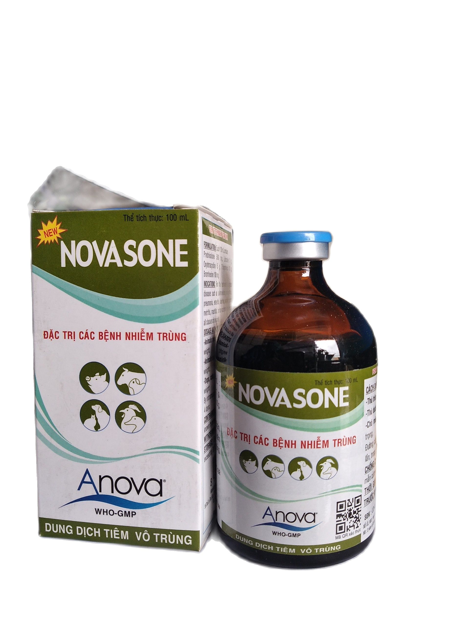 Sốt bỏ ăn - nova sone - ruvet việt nam - dụng cụ thú y - thuốc thú y