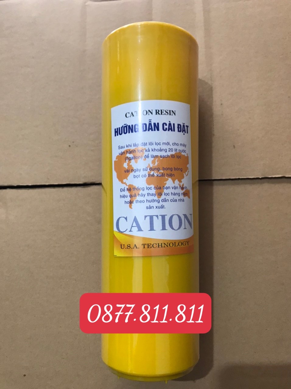 Lõi cation khử đá vôi,lõi khử kim loại nặng