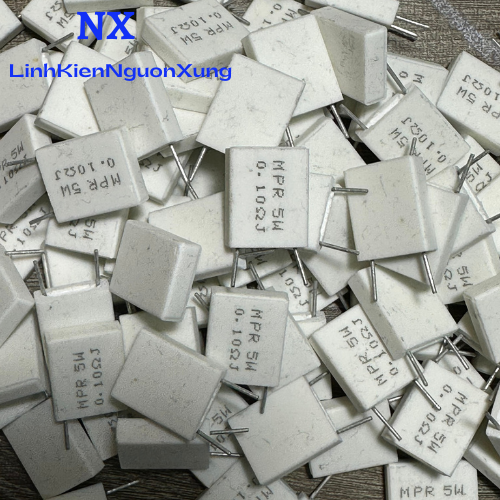 Trở sứ 0.1r 5w đứng