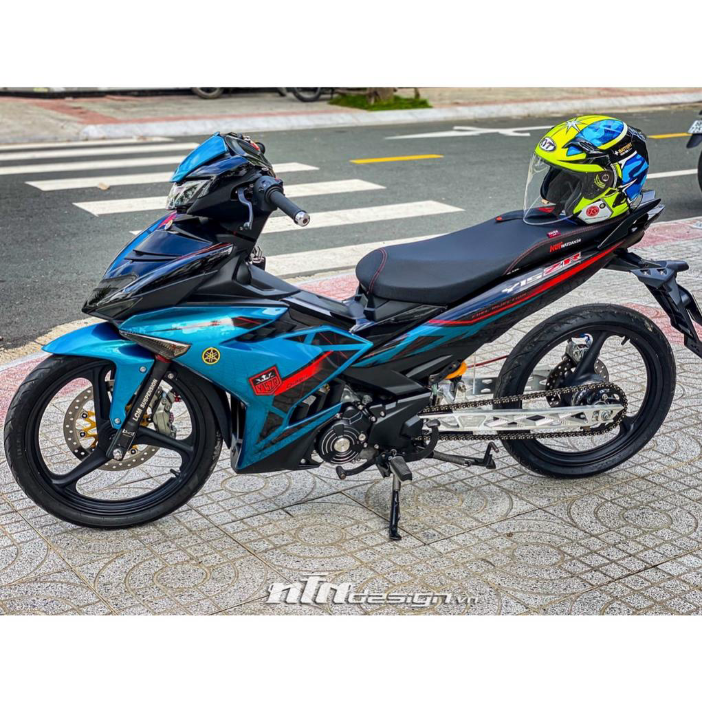Tem Rời Dán Xe Exciter 150 Mẫu Y15 Xanh Đỏ Đen Hàng Hot
