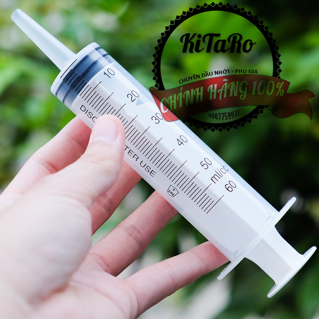 Bơm Tiêm - Ống Tiêm Thay Nhớt Láp, Nhớt Máy 60ml