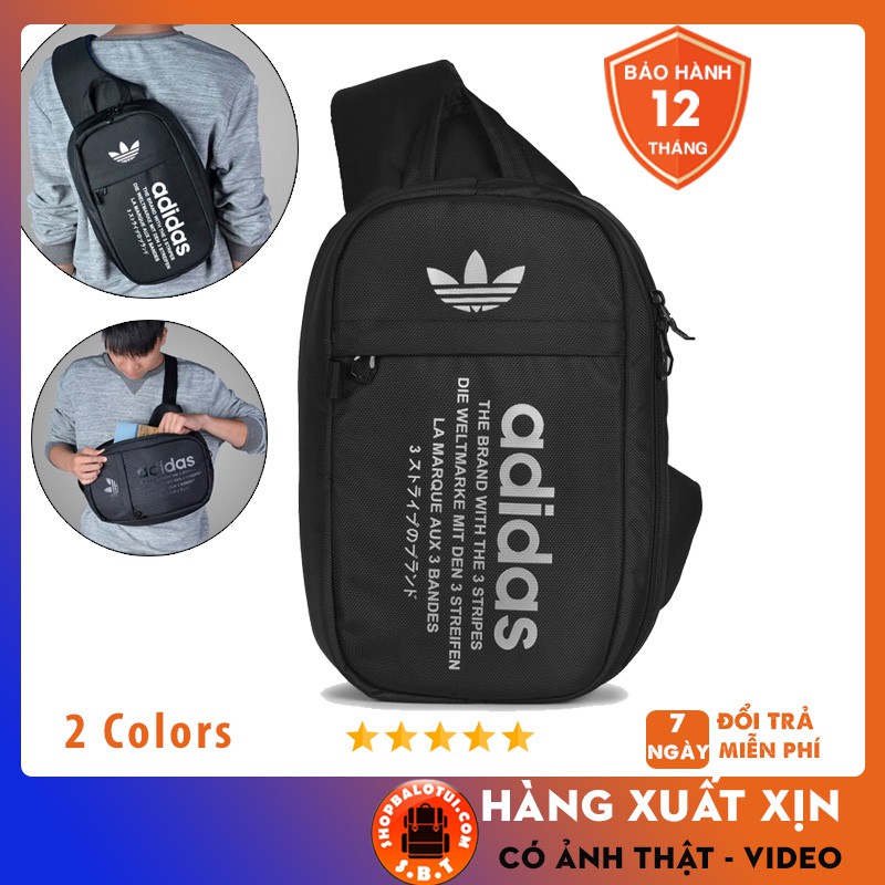 Balo quai chéo [ HÀNG XUẤT DƯ ] Balo quai chéo Adidas Originals - Chất vải chống nước cực tốt ( Túi đeo chéo, túi adidas, túi adidas nam, túi nam, túi đeo chéo nam, túi đeo nam, túi nam adidas )