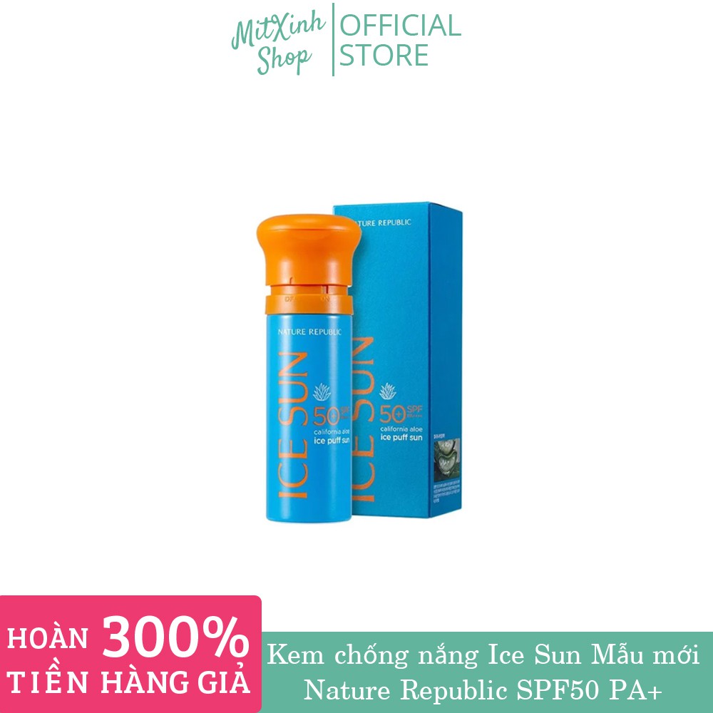 Kem Chống Nắng Mát Lạnh Ice Sun Spf 50+ Nâng Tone Da Hàn Quốc