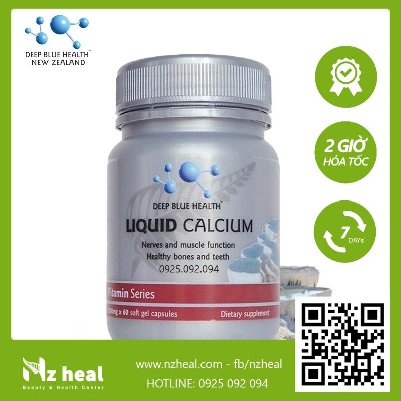 Viên uống Bổ Sung Canxi Deep Blue Health Liquid Calcium 60v