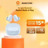 Tai nghe Bluetooth Redmi Buds 6 Play | Thời Lượng Nghe 36H | Giảm tiếng ồn AI | Kết nối Bluetooth 5.4