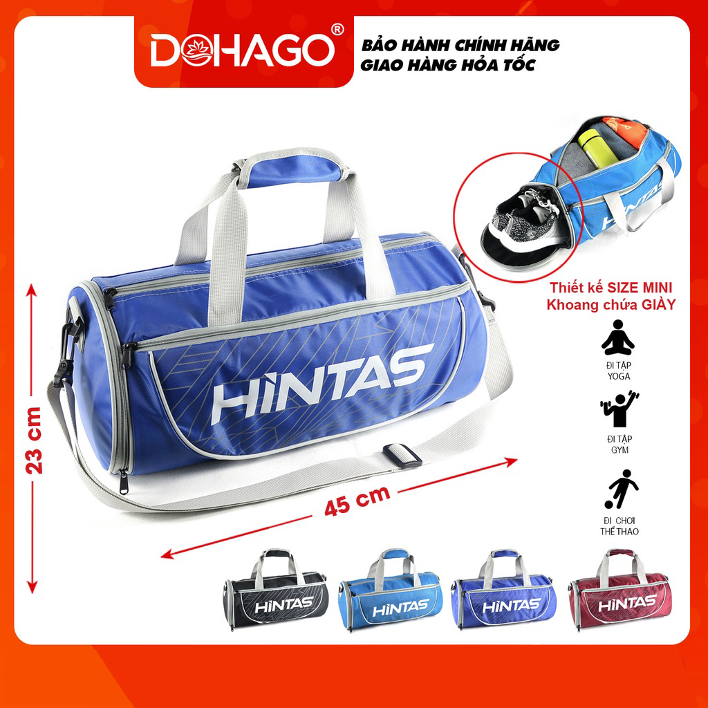 Túi trống thể thao DOHAGO thiết kế size mini ngăn chứa giày riêng - TT03