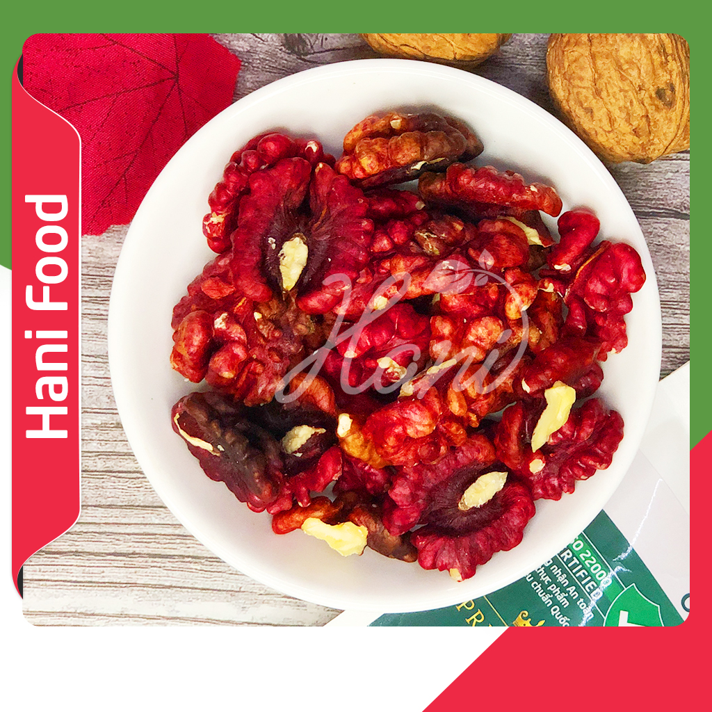 Nhân óc chó đỏ hartley mỹ 500g - hàng nhập khẩu thượng hạng 🌿 cam kết chất lượng hani food