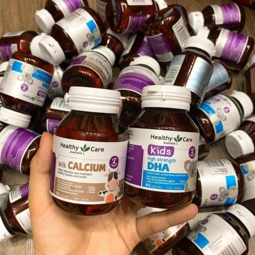 Bộ đôi canxi và DHA healthycare