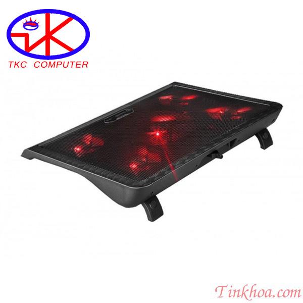 Đế tản nhiệt laptop cao cấp marvo fn-33 với 5 fan và đèn led