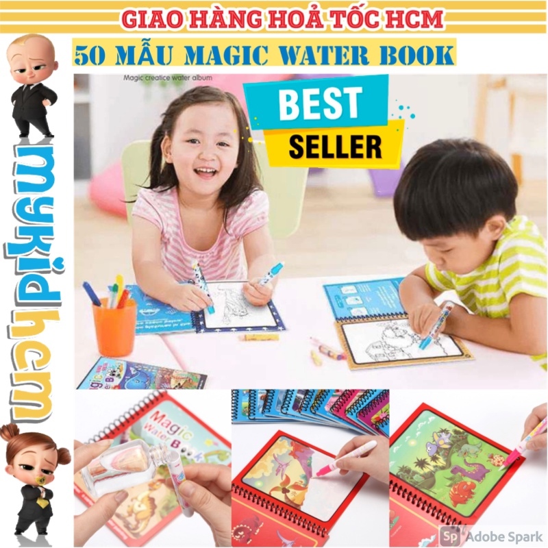FLASHCARD Tô màu tự xoá ma thuật thần kỳ sử dụng được nhiều lần cho bé trai bé gái giúp phát triển kỹ năng cơ bản