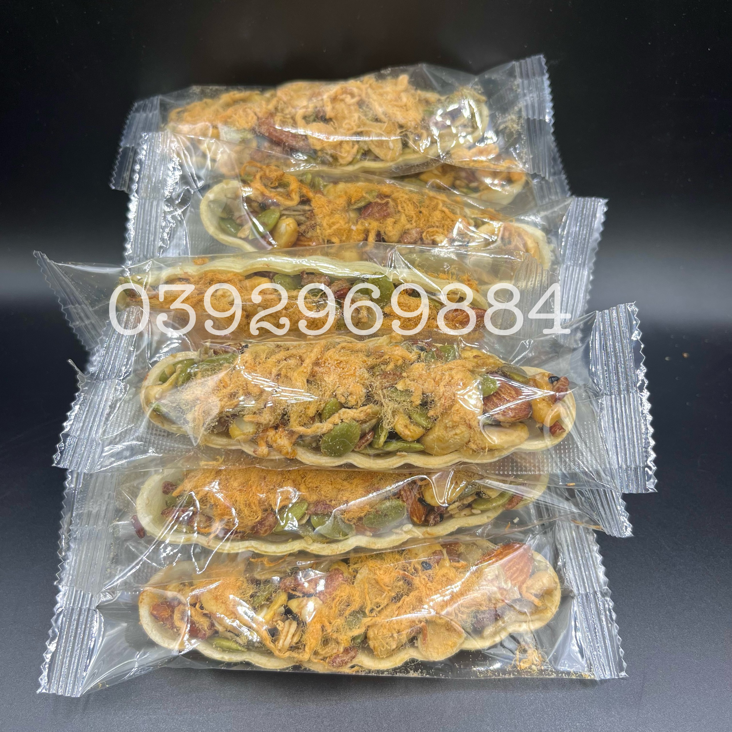 1KG Bánh thuyền hạt chà bông siêu ngon- bánh ngũ cốc dinh dưỡng ăn kiêng giảm cân tốt cho sức khỏe