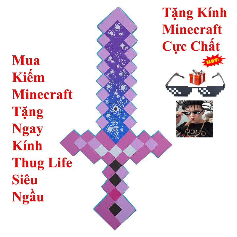 Kiếm Minecraft Cường Hóa Lốc Xoáy