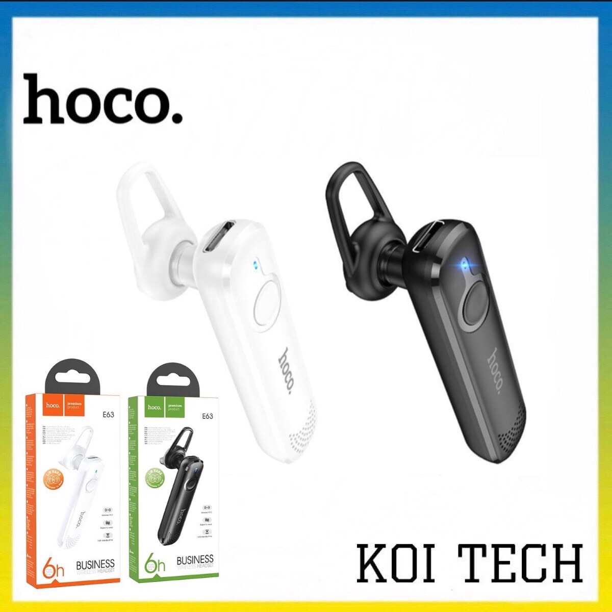 Tai nghe không dây bluetooth Hoco e603 v5.0 - tai nghe thể thao nhét tai cao cấp - KOI TECH