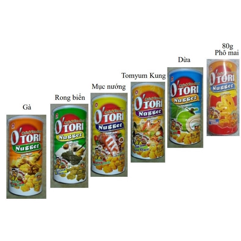 Bánh snack lon corn otori thái lan