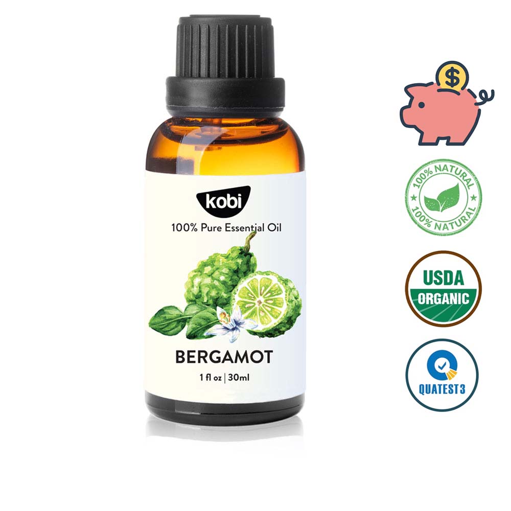 Tinh dầu Cam Hương Kobi Bergamot essential oil giúp thư giãn, giảm trầm cảm, giảm đau hiệu quả - 30ml