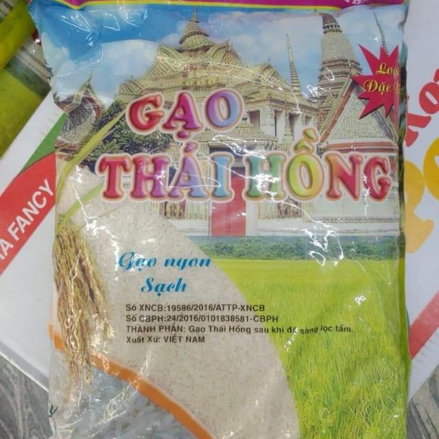 Gạo thái hồng Phú Hải 5kg
