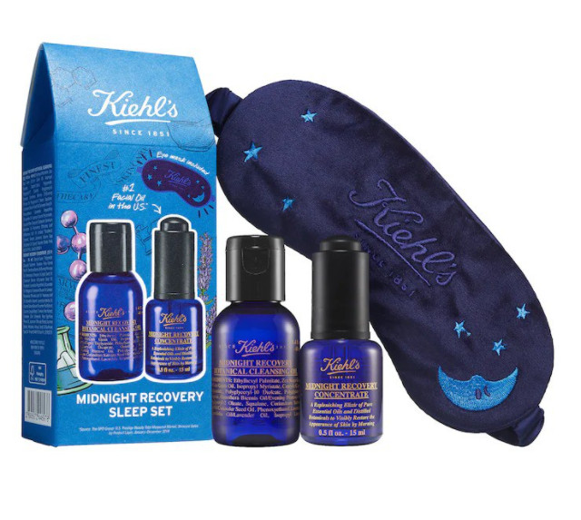 Set Dưỡng Da 3 Món Kiehls Midnight Recovery Concentrate