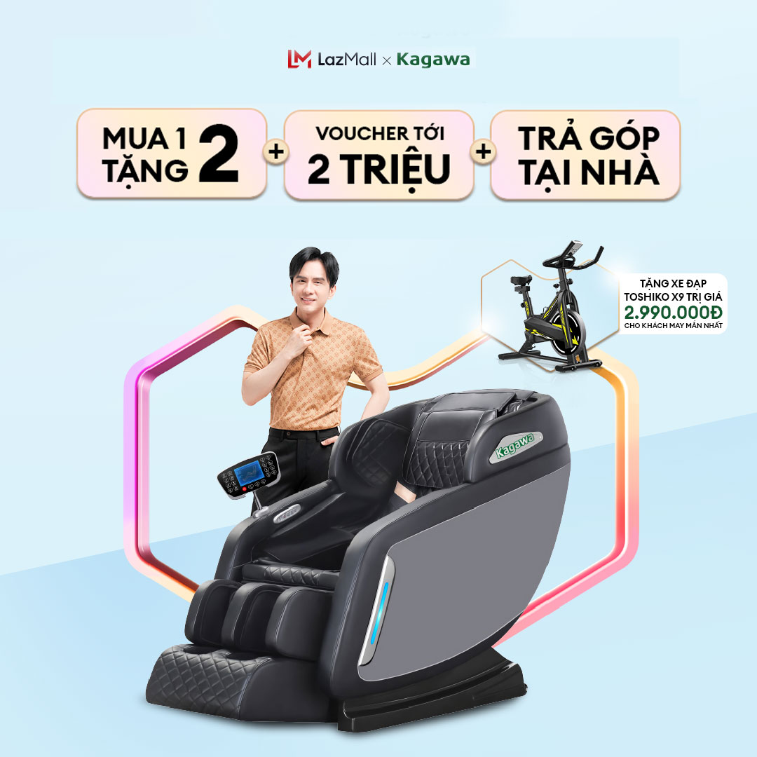Ghế massage toàn thân Cao Cấp đa năng Kagawa K8, công nghệ quét AI dò tìm huyệt đạo cao cấp, miễn phí vận chuyển và lắp ráp tại nhà quà tặng kèm khi nhận ghế, Bảo Hành 6 năm tại nhà,bảo trì trọn đời